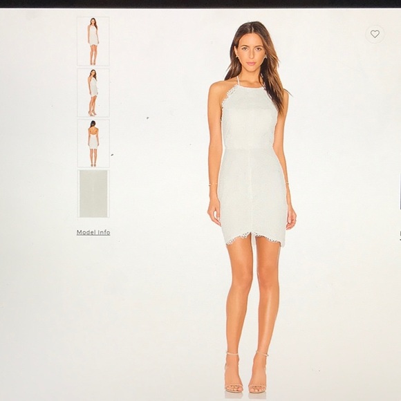 Bobi Black - Mixed Chiffon Lace Bodycon Dress - Picture 4 of 6